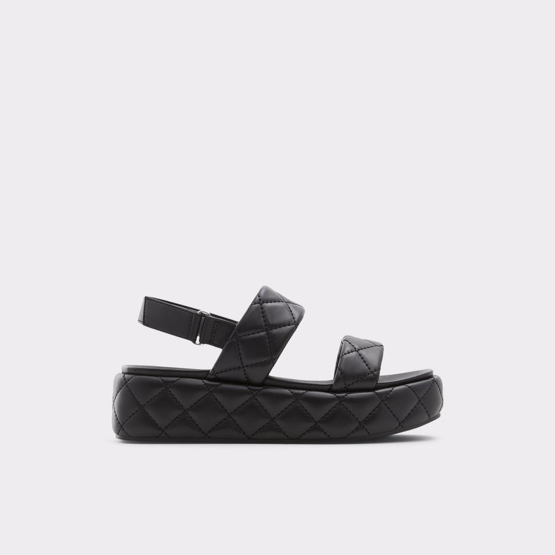 Sandales à Plateforme Aldo Cossette Femme Noir | DNOCVJ-427